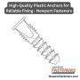 High-Quality Plastic Anchors for Reliable Fixing