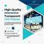 High-Quality Interactive Transparent LED Display – Nexon Dis