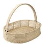 Fully Covered Cotten Rope & Metal Oval Hamper Basket -  Nice