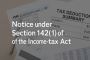 Notice under Section 142(1) of the Income-tax Act
