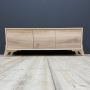 Rustic Elegance Oakwood Media Unit at Nismaaya Decor. Rustic Elegance Oakwood Media Unit at Nismaaya Decor.