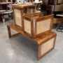 Luxury Walnut Wood Benches for Elegant Interiors.
