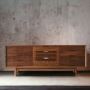 Madrona Walnut Wood Cabinet & Sideboard: Stylish Storage for