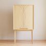 Kavin Oak Wood Bar Cabinet – Elegance and Function for Your 