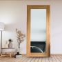 Timeless Reflections: Teak Wood Mirror by Nismaaya Decor