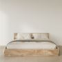 Evie Oak Wood Bed – The Perfect Blend of Elegance and Durabi