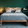 Nismaaya Decor's Exquisite Walnut Wood Bed: A Blend of Luxur
