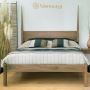 Adam Walnut Wood Bed – Redefine Your Bedroom Aesthetic