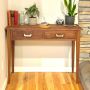 Evers Walnut Wood Console Table – Timeless Elegance for Your
