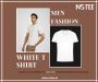 White t shirt for men