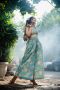 Green Floral Printed Co-ord Set Online For Women By Odhanon
