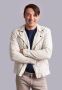 Buy Men's Stylish Casual White Leather Jacket Online