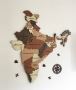 Buy India Map Wooden Online