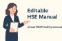 Editable HSE Manual for Quick ISO Certification