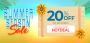 Summer Sale Extended: Flat 20% Discount On All Orders