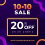 Big 10.10 Sale! Enjoy Flat 20% Off at Canadavetcare!