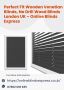 Perfect Fit Wooden Venetian Blinds, No Drill Wood Blinds Lon