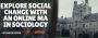 Explore Social Change with an Online MA in Sociology