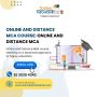 Online and Distance MCA Course: Online and Distance MCA