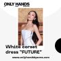 White corset dress “FUTURE”