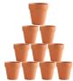 10x 5cm Clay Flower Pots with Drain Hole 