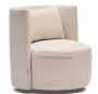 Stylish Palma Swivel Outdoor Chair – Natural Finish