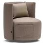 Comfortable & Stylish Palma Swivel Outdoor Chair - Taupe