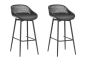 Gardeon 2PC Outdoor Bar Stools Plastic Metal Dining Chairs