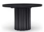 Ari Outdoor Dining Table – Sleek Black Design for Modern Spa