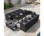 Bali 13PC Outdoor Dining Set-Black