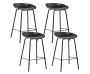 Artiss 4x Bar Stools –Sleek Metal Counter Stools for Kitchen