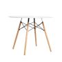 Elegant Artiss Round Dining Table – White 4-Seater (90CM)
