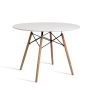 Elegant & Sturdy Artiss Round White Dining Table – 4 Seater