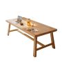Luxury 1.4M Solid Wood Square Dining Table – Elegant & Durab