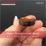 Amazing fingerprint wedding bands