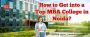 How to Get into a Top MBA College in Noida?