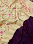 Elegant & Exclusive Plain Banarasi Silk Suits with Banarasi 