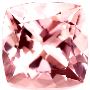 Find 1.00 Carat Pink Morganite Cushion at GemsNY - Shop now!