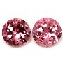 High-Quality 2.03 cttw Pink Tourmaline Round Matched Pair – 