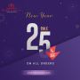 Celebrate New Year Sale with 25% Off on All Orders Celebrate New Year Sale with 25% Off on All Orders