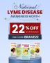 Lyme Disease Awareness: 22% Off Bravecto Products 