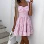 Summer Sexy Mini Floral Casual Beach Women Dress,NEW