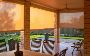 Let the versatile outdoor blinds transform the patio area!