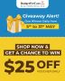 BudgetPetCare $25 Daily Giveaway – Shop & Win Instantly!