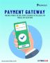 Features of Payment Gateways			