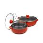 Sedona Caldero Pot Set 2 pc Aluminium with Bonus Fry Basket 