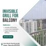 Invisible Balcony Grill Service | Pigeon Net Experts Jaipur