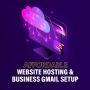 Affordable Website Hosting & Business Gmail Setup – Pink Tur