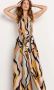 Buy Swirl Print Halter Jumpsuit Online.