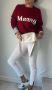 Buy Red Classic MERRY Sweater Online
